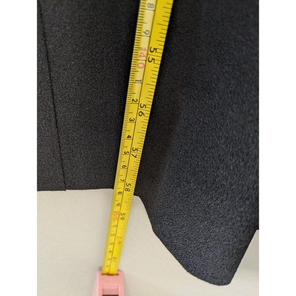 NWT Vince Camuto Tie Front Wide Leg Jumpsuit 6P V-Neck Black - Picture 9 of 10